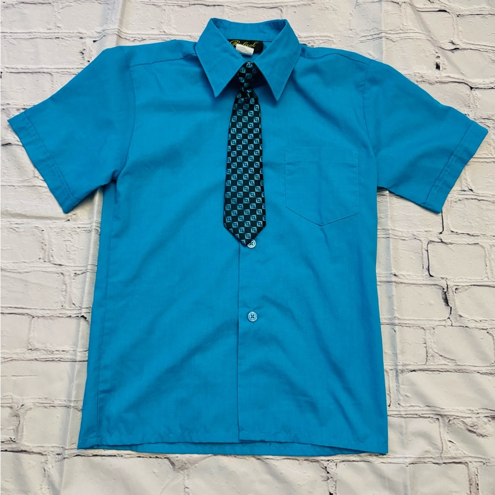 2Pc Shirt and Tie Set